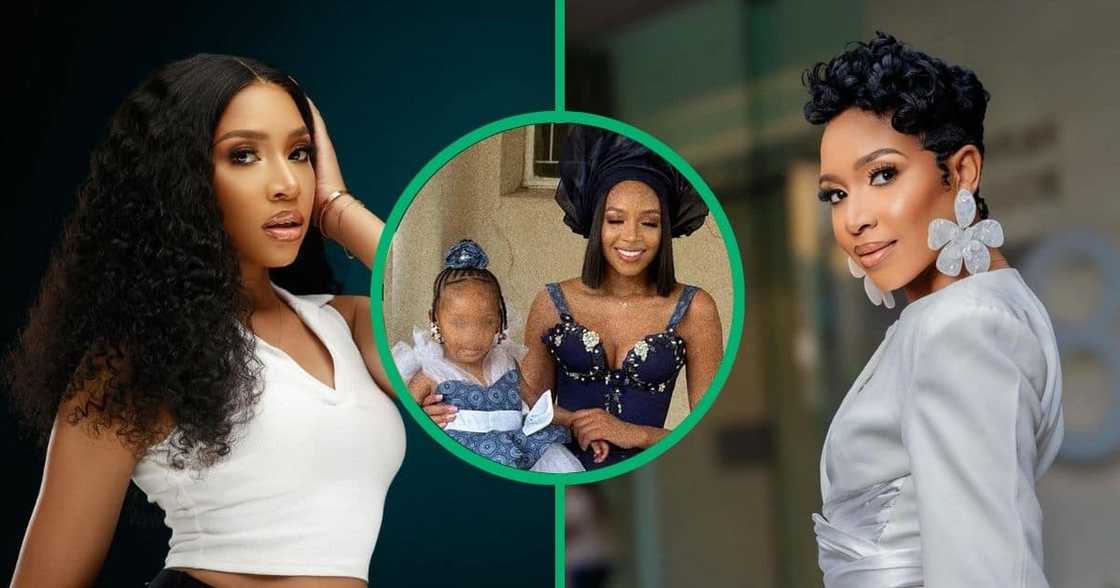 Blue Mbombo celebrated her daughter's second birthday Blue Mbombo celebrated her daughter's second birthday