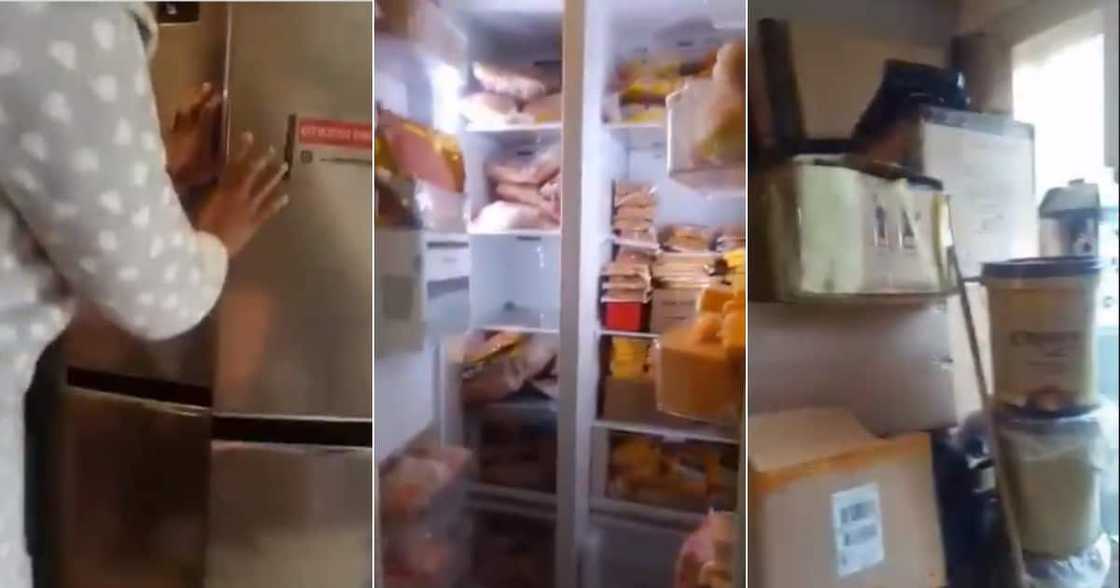 KZN, KwaZulu-Natal, Woman, Flexes, Fridges, House, Ceiling, Loot, Soft, Video KZN, KwaZulu-Natal, Woman, Flexes, Fridges, House, Ceiling, Loot, Soft, Video