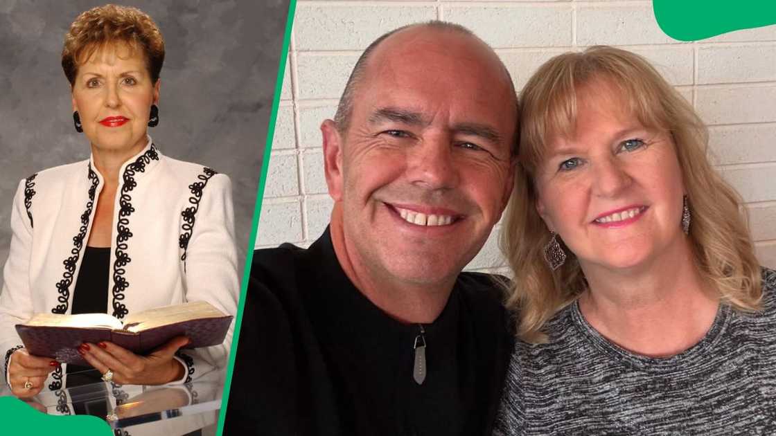 David Meyer's mom, Joyce Meyer (L). The mother and son (R) David Meyer's mom, Joyce Meyer (L). The mother and son (R)