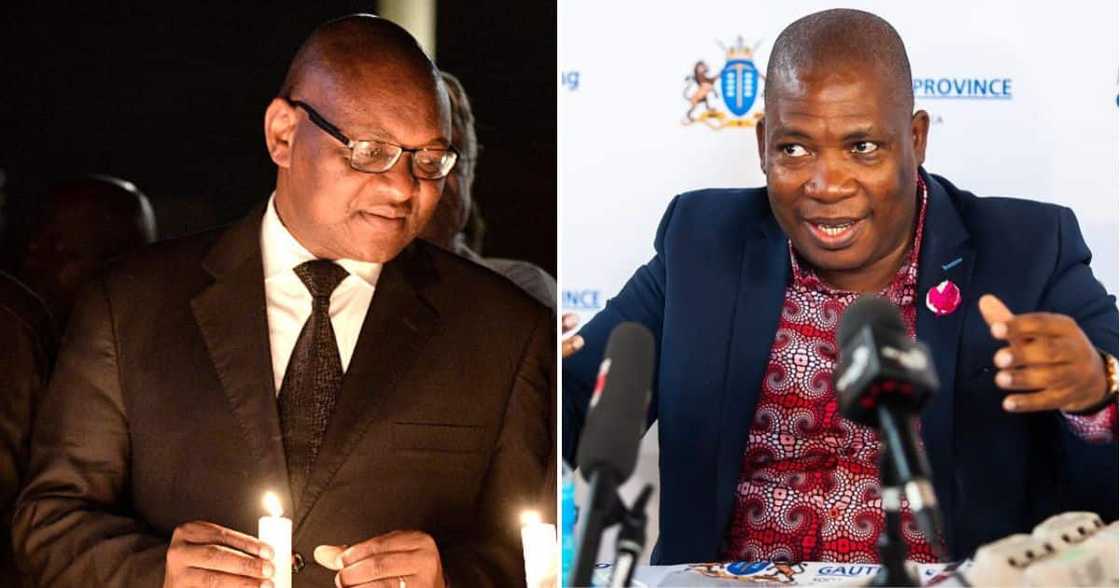 David Makhura and Panyaza lesufi David Makhura and Panyaza lesufi
