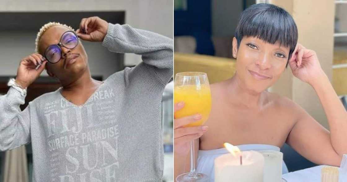 Somizi Mhlongo's baby mama, Palesa Madisakwane, actress, Bahumi's mother Somizi Mhlongo's baby mama, Palesa Madisakwane, actress, Bahumi's mother
