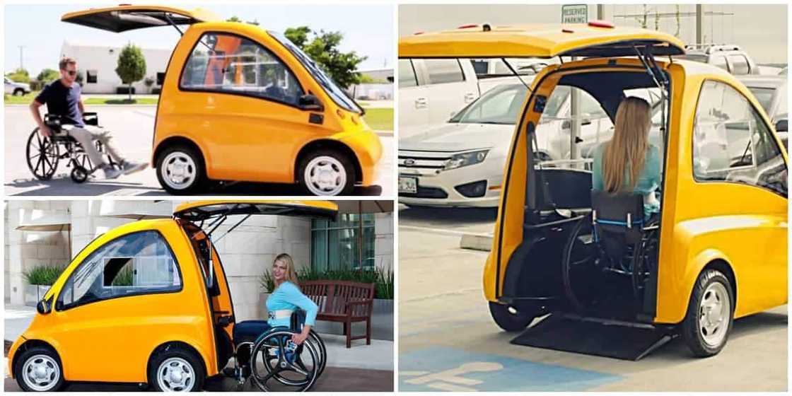 Stunning Photos of World's First Electric Car for Wheelchair Users Cause Huge Uproar on Social Media Stunning Photos of World's First Electric Car for Wheelchair Users Cause Huge Uproar on Social Media