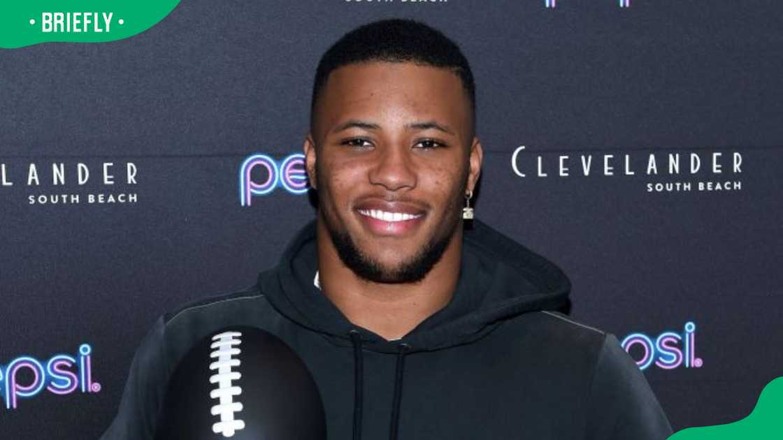 NFL star Saquon Barkley NFL star Saquon Barkley