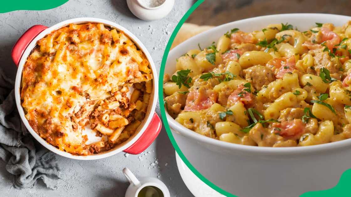 Mac and cheese with mince Mac and cheese with mince