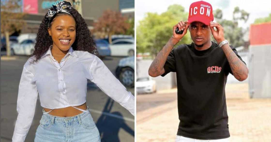 Natasha Thahane and Thembinkosi Lorch allegedly broke up