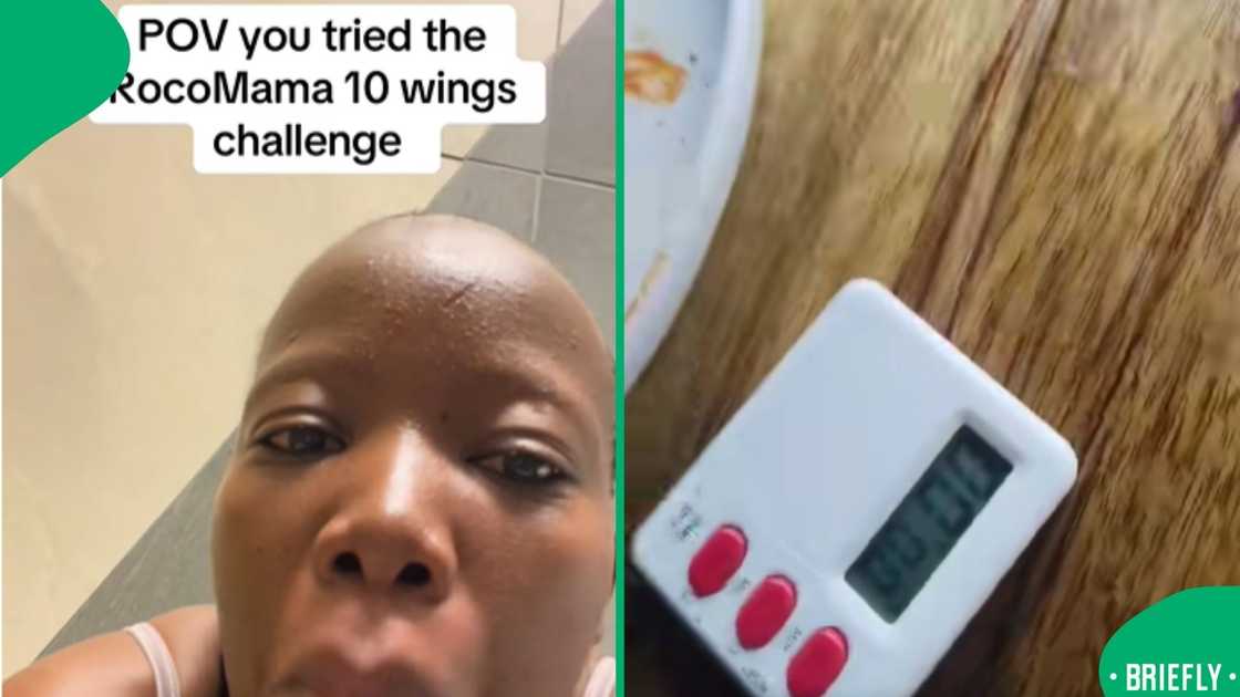 The image on the right showed the timer