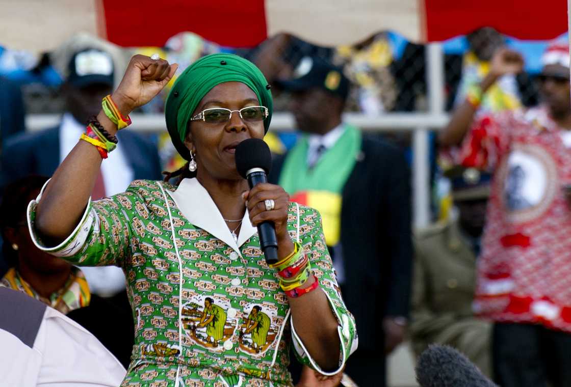 An insider alleged that Grace Mugabe reacted negatively to the news of her son's arrest An insider alleged that Grace Mugabe reacted negatively to the news of her son's arrest