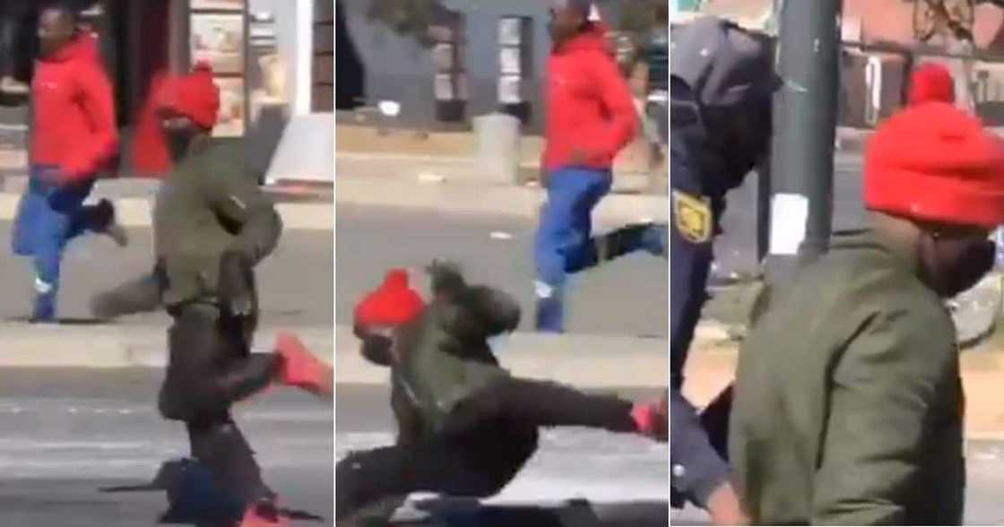 Mzansi, Reacts, Video, Man, Arrested, Cops Mzansi, Reacts, Video, Man, Arrested, Cops