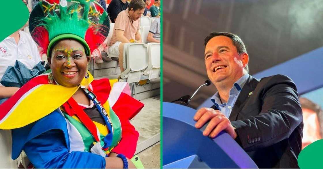 Mama Joy gushed over John Steenhuisen