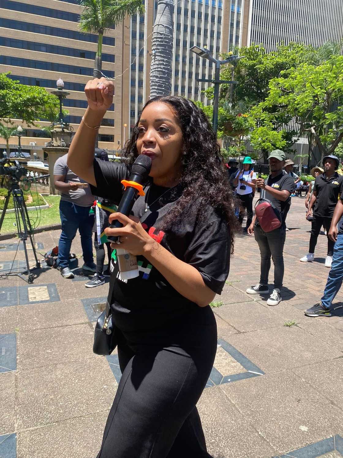 March and March leader Jacinta Ngobese-Zuma slammed the government March and March leader Jacinta Ngobese-Zuma slammed the government