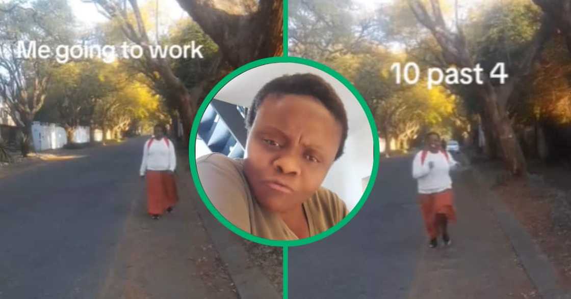 Domestic worker, Mzansi, South Africa, TikTok video Domestic worker, Mzansi, South Africa, TikTok video