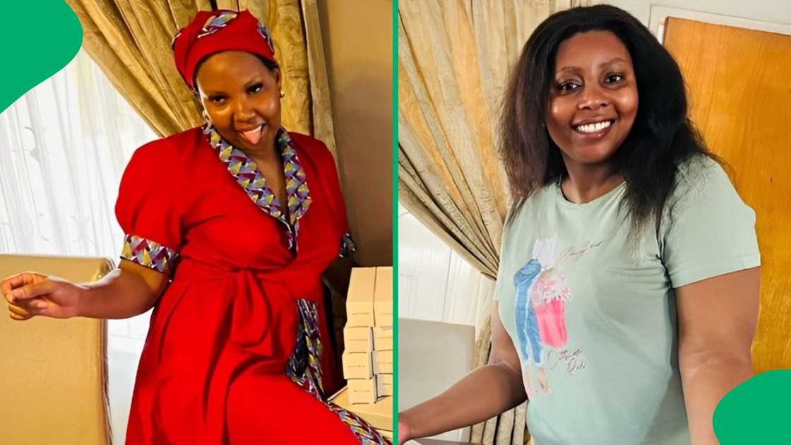 Sisters were happy to get their mother's expensive homeware. Sisters were happy to get their mother's expensive homeware.