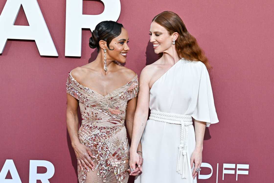 Alex Scott and Jess Glynne in Cap d'Antibes, France. Alex Scott and Jess Glynne in Cap d'Antibes, France.