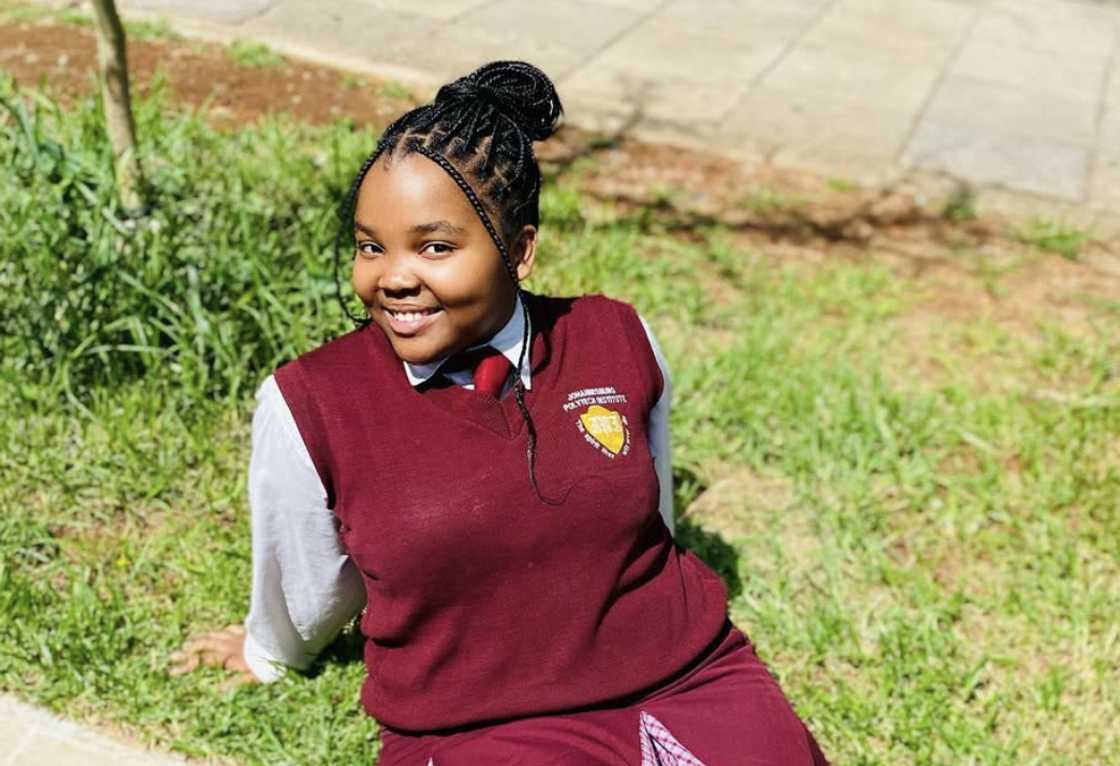 Karabo Magongwa celebrated her matric pass