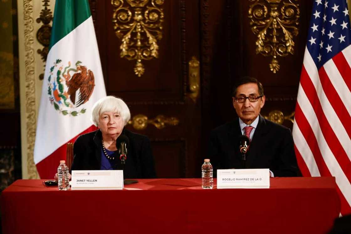 US Treasury Secretary Janet Yellen has held high-level meetings with her Mexican counterpart Rogelio Ramirez de la O during her three-day visit to Mexico City US Treasury Secretary Janet Yellen has held high-level meetings with her Mexican counterpart Rogelio Ramirez de la O during her three-day visit to Mexico City