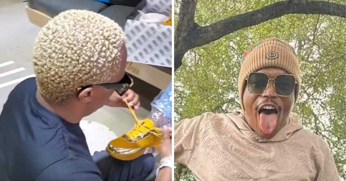 Somizi, Celebrity, Bathu Shoes, Social Media, Instagram, Reactions, Video