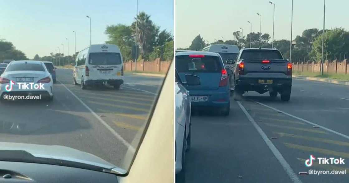 Johannesburg Driver Gives Sports-Like Commentary As Ford Ranger Driver Copies Taxi in Traffic on Cedar Avenue Johannesburg Driver Gives Sports-Like Commentary As Ford Ranger Driver Copies Taxi in Traffic on Cedar Avenue