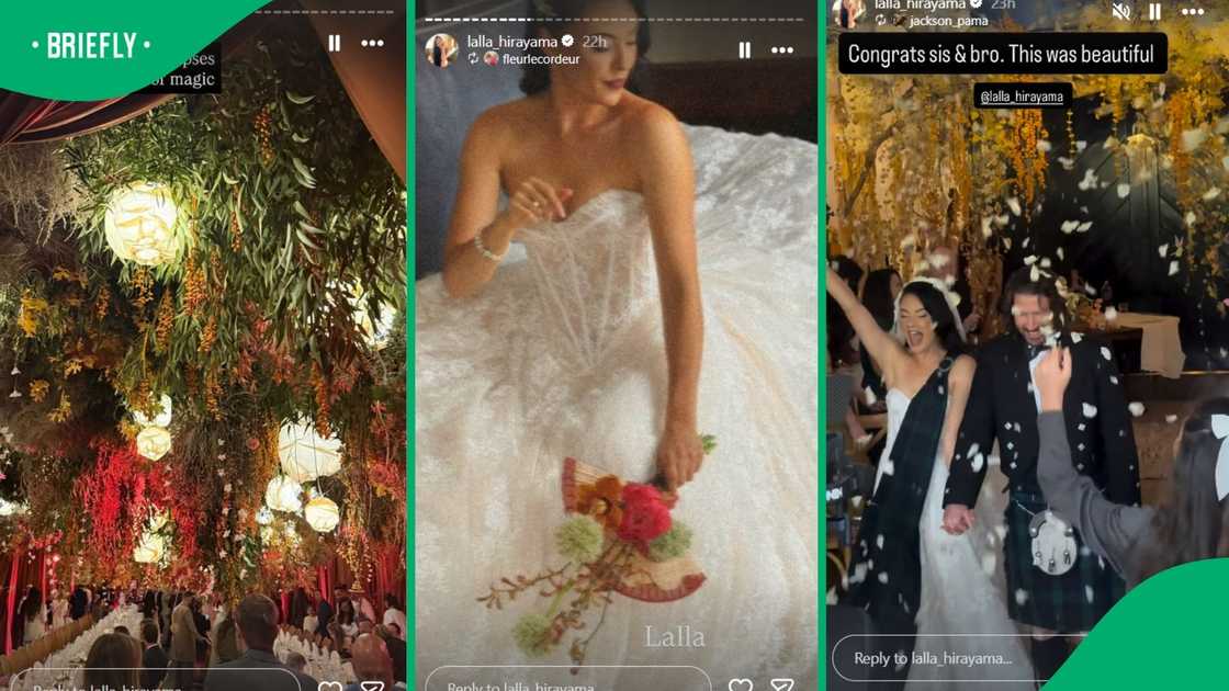 Lalla Hirayama ties the knot in a dreamy Scottish-Japanese themed wedding.