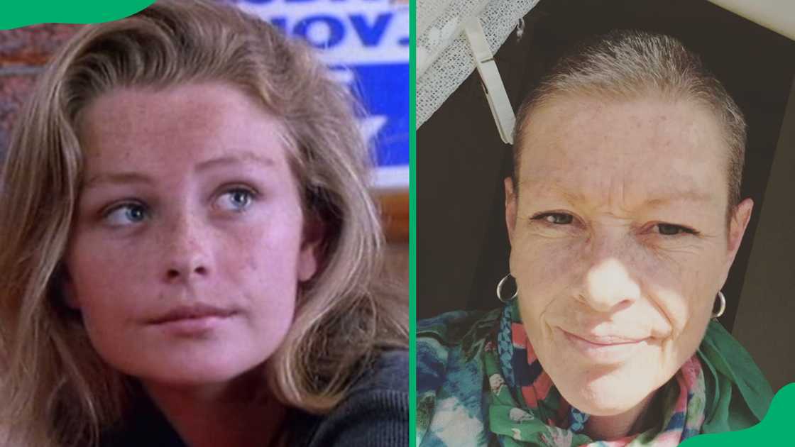 Emma Roche, then and now.