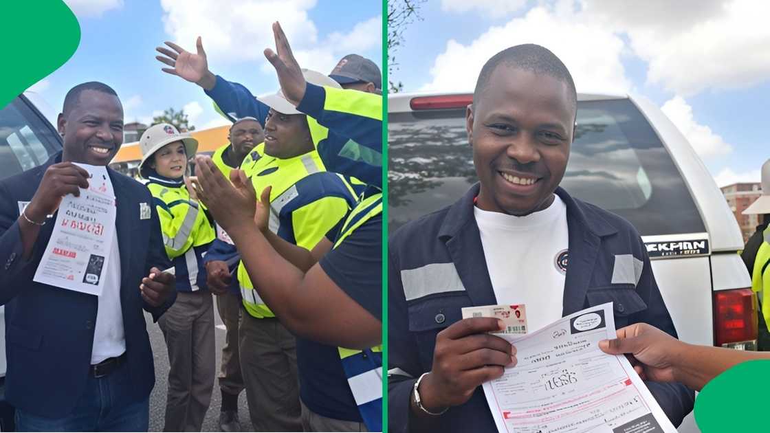 Traffic officers turned a routine traffic stop into a full birthday celebration