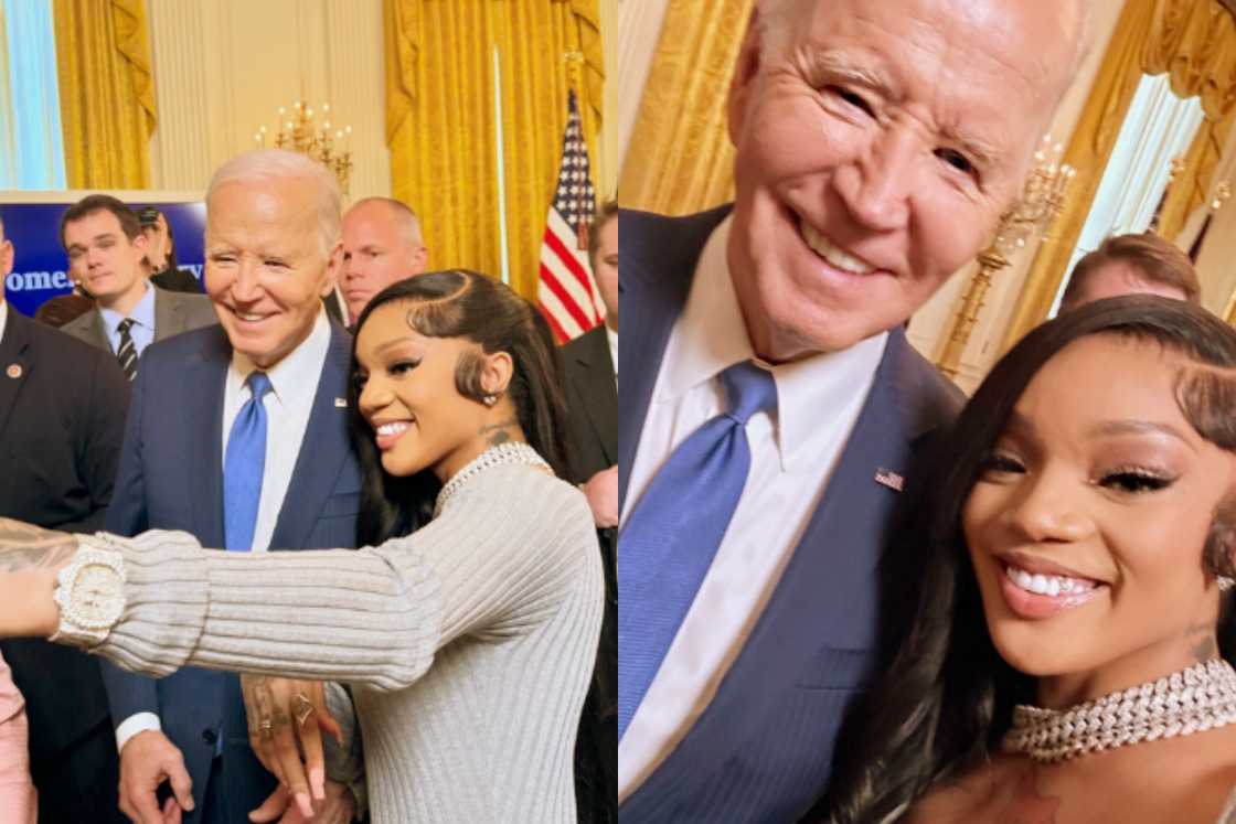 Joe Biden and GloRilla