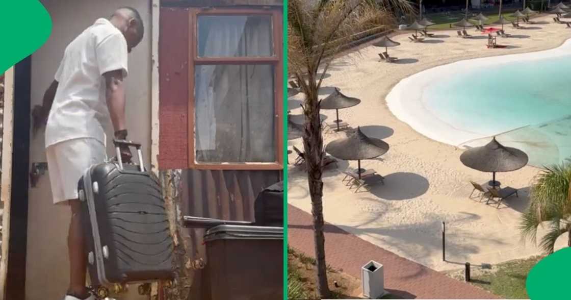 A Mzansi man shared visuals of his holiday A Mzansi man shared visuals of his holiday