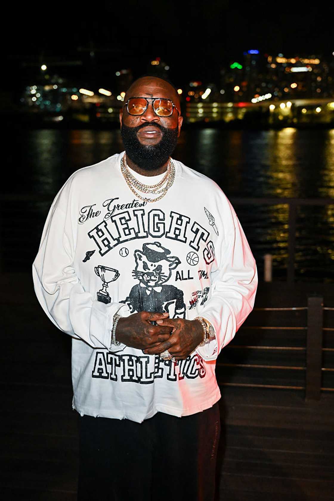 US rapper Rick Ross was flying in a public airport.