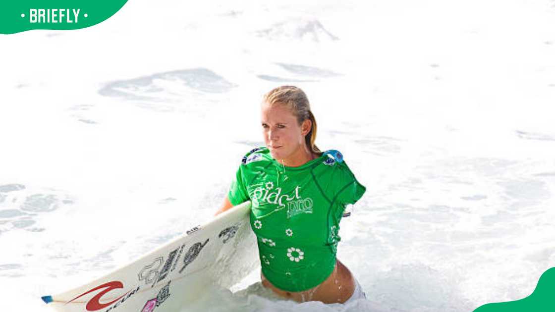 Bethany Hamilton after surfing