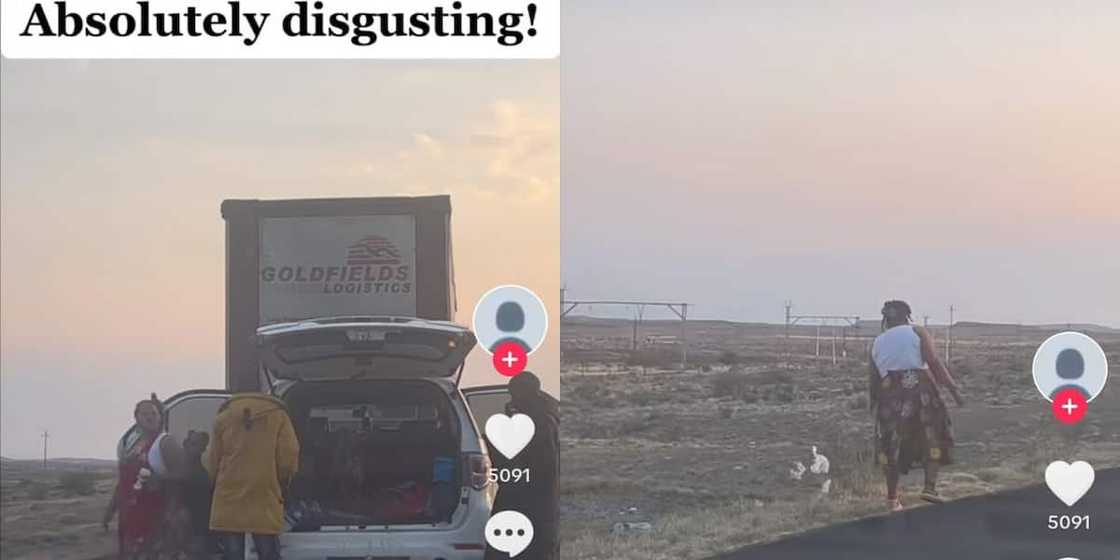 South Africa was left upset by a family of litterers South Africa was left upset by a family of litterers