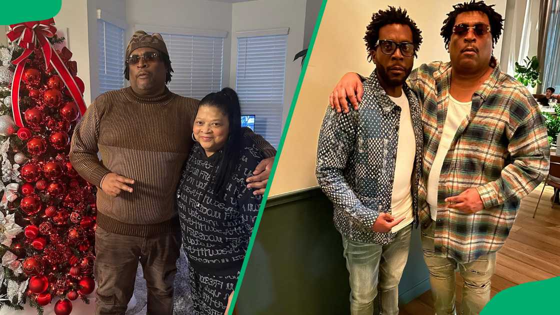 Terry and his mother and his son. Terry and his mother and his son.