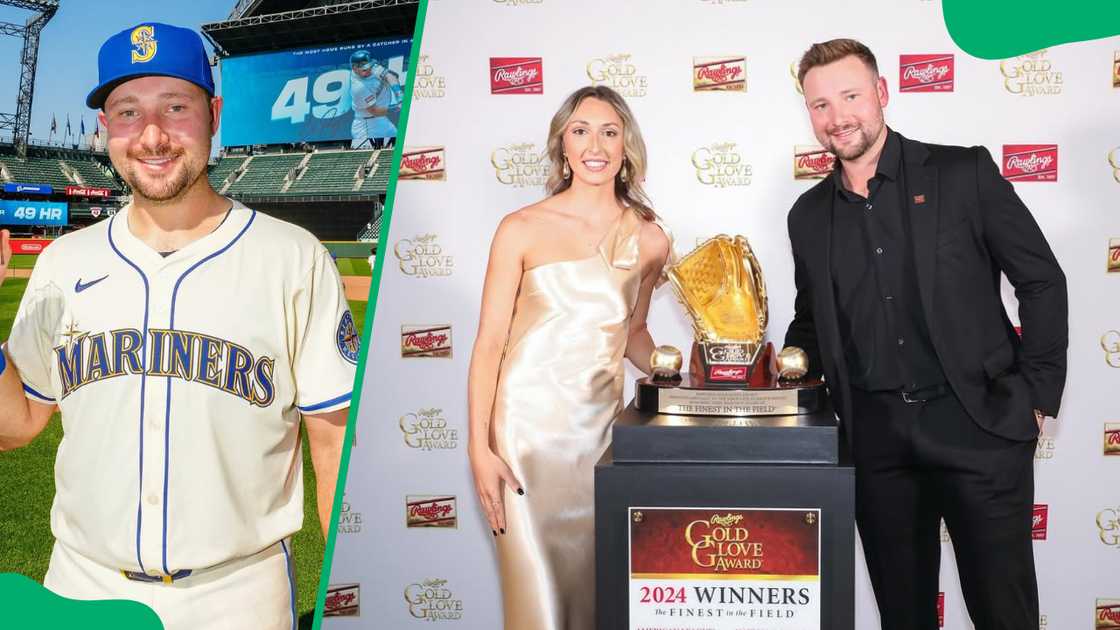 Cal Raleigh and Hannah Shimek