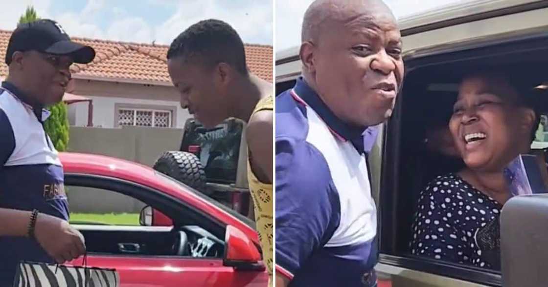 Man spoils wife with thoughtful gift Man spoils wife with thoughtful gift