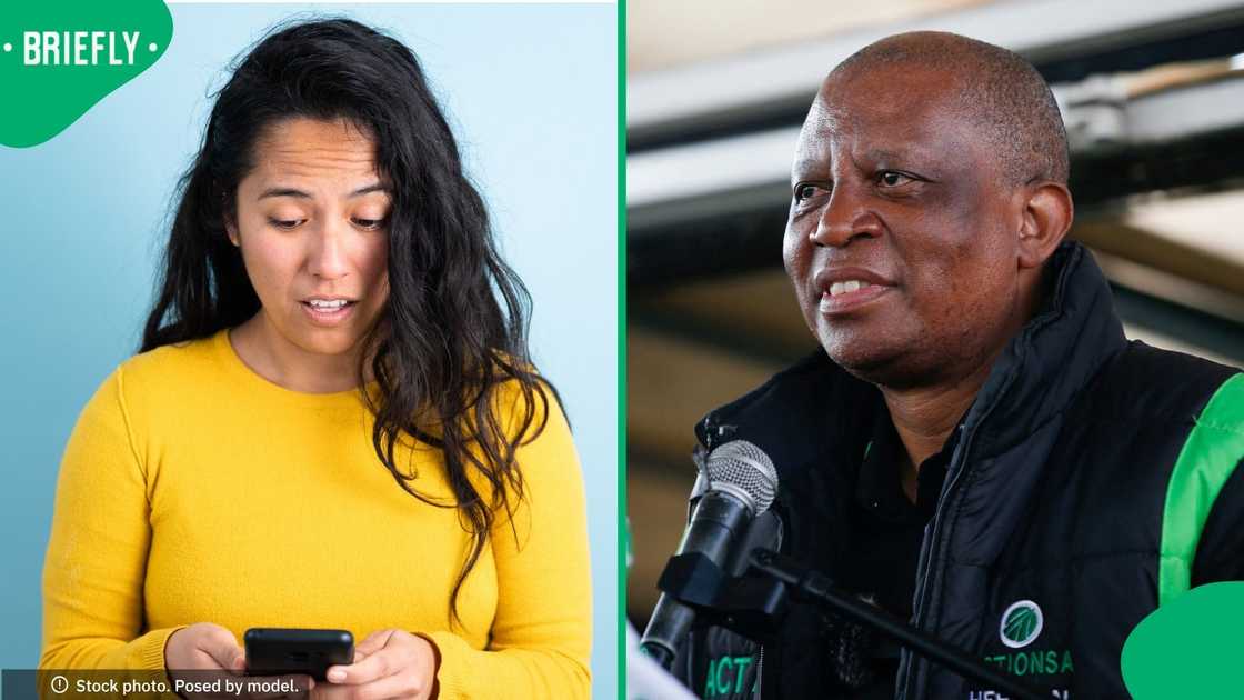 Herman Mashaba sparked backlash online after retweeting a fake photo Herman Mashaba sparked backlash online after retweeting a fake photo