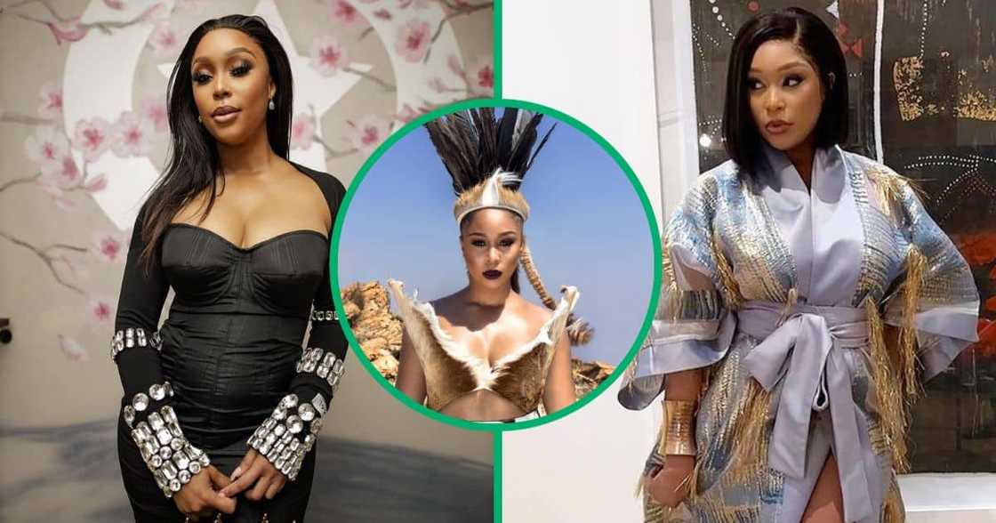 Minnie Dlamini stunned in Zulu traditional outfir Minnie Dlamini stunned in Zulu traditional outfir