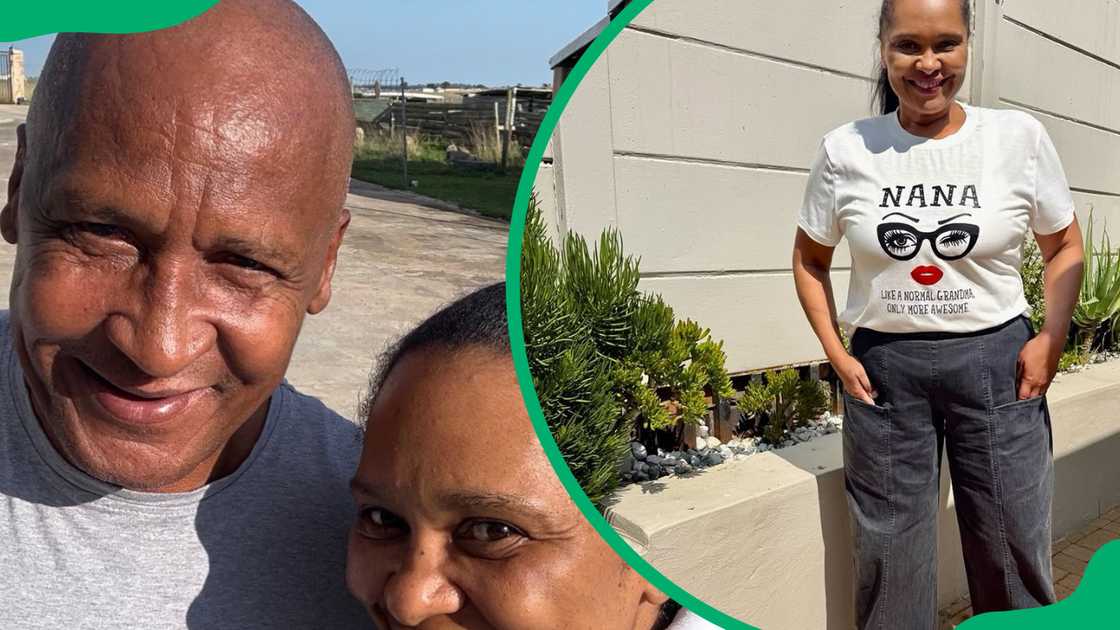 Noeleen Maholwana Sangqu with her uncle