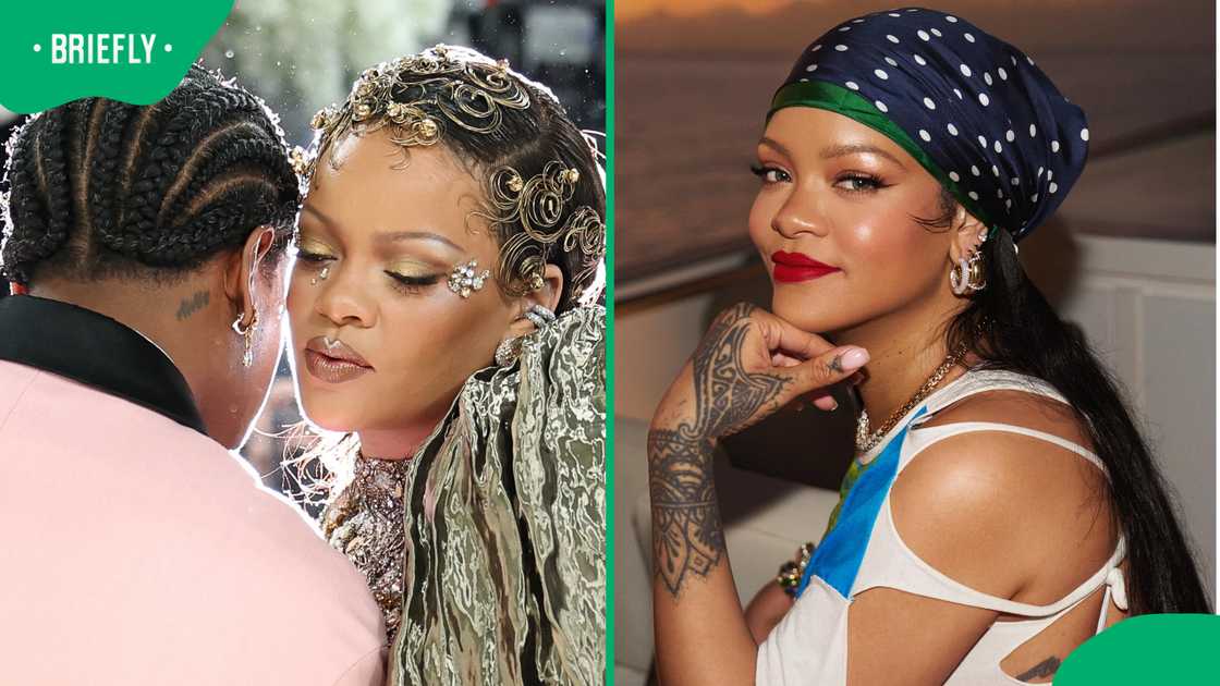 Rihanna and her husband ASAP