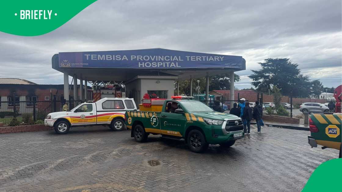 A fire has broken out at the Tembisa Hospital A fire has broken out at the Tembisa Hospital