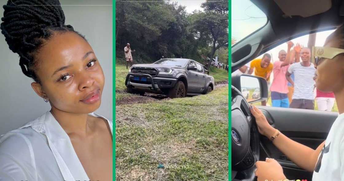 woman drives Ford Ranger woman drives Ford Ranger