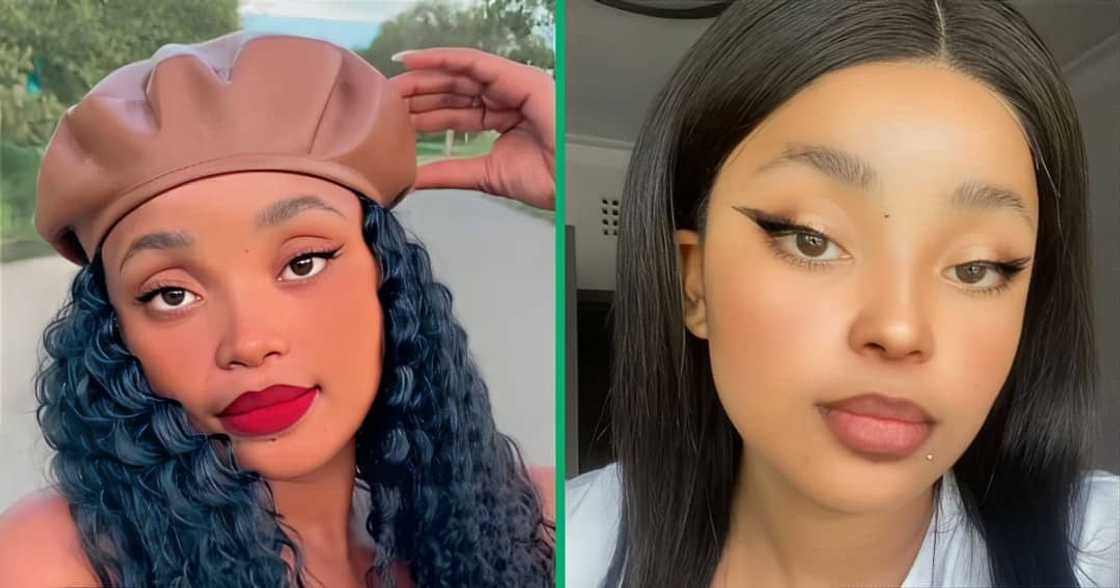 A TikTok video shows a young lady demonstrating how she pours booze into her water bottle. A TikTok video shows a young lady demonstrating how she pours booze into her water bottle.