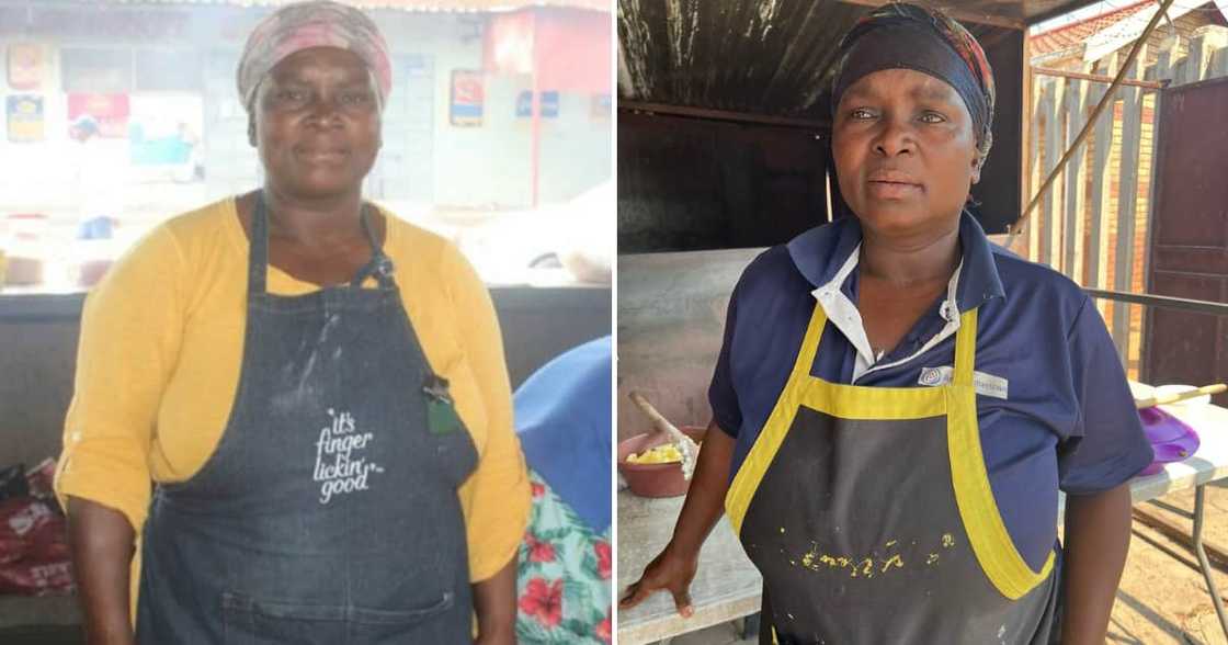 A vetkoek vendor who helped a woman deliver her baby