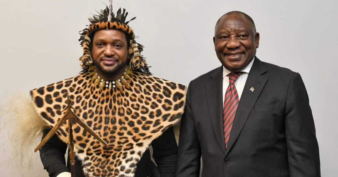 King Misuzulu kaZwelithini and President Cyril Ramaphosa King Misuzulu kaZwelithini and President Cyril Ramaphosa
