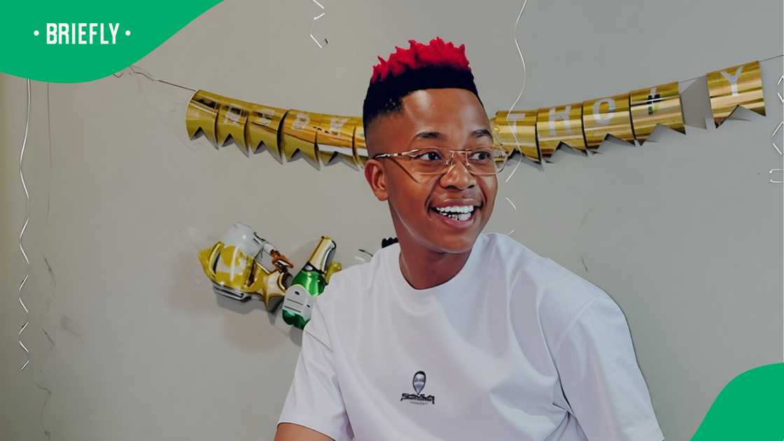 Tebogo Mashego thanked his fans for supporting him Tebogo Mashego thanked his fans for supporting him