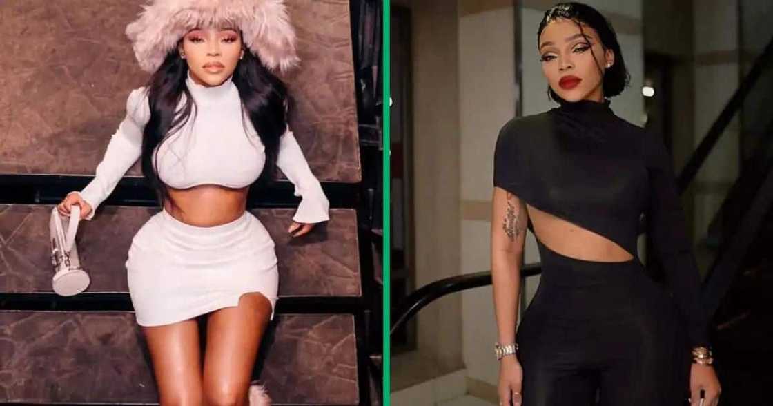 Faith Nketsi had netizens confused by her waist. Faith Nketsi had netizens confused by her waist.