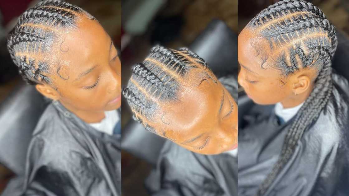 Freestyle stitch braids