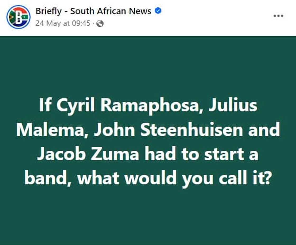 Screenshot of Briefly News Facebook post. Screenshot of Briefly News Facebook post.