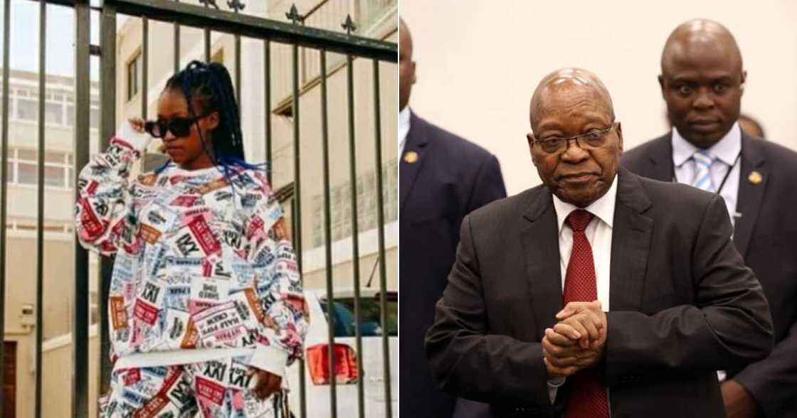 Woman's reaction, Jacob Zuma, Social media reactions