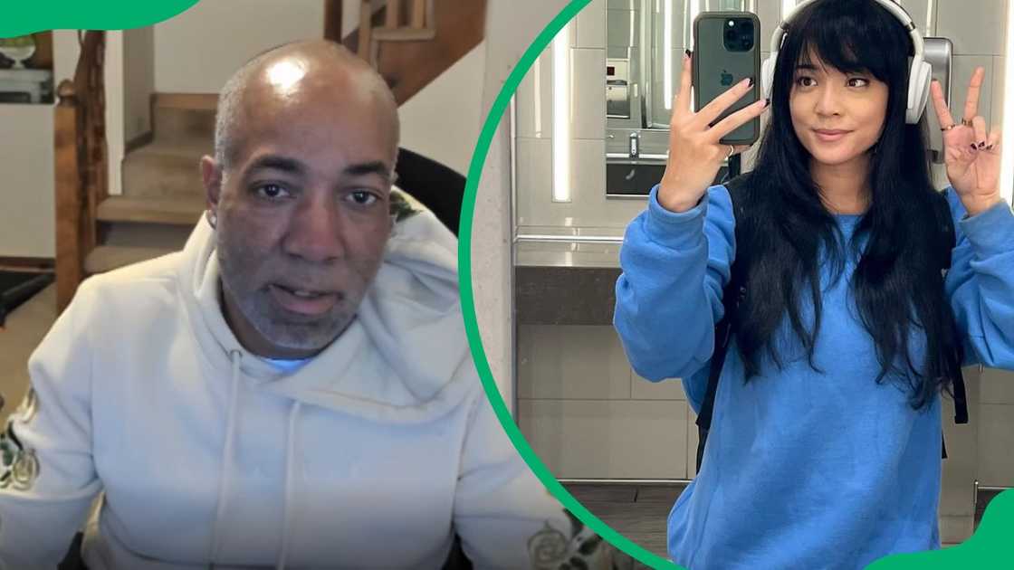 YouTuber Cinna and her father YouTuber Cinna and her father