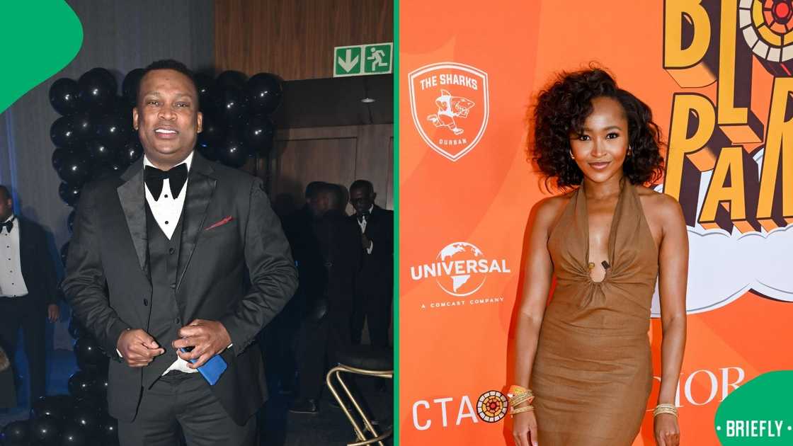 Sol Phenduka weighed in on Robert Marawa and Thando Thabethe's engagement Sol Phenduka weighed in on Robert Marawa and Thando Thabethe's engagement