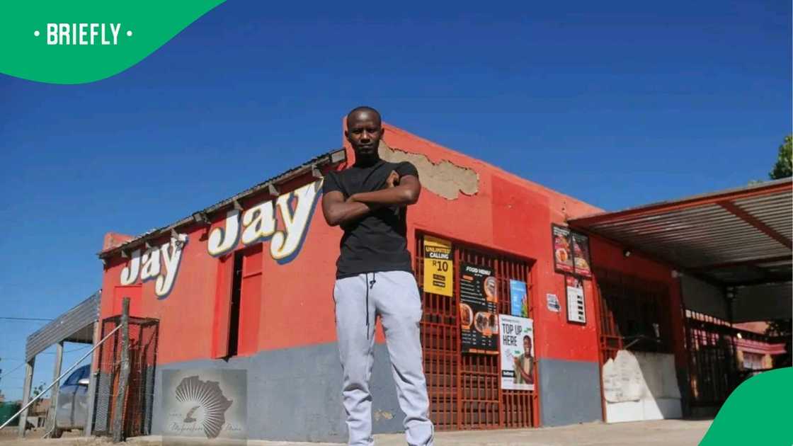 Junior started a successful spaza shop in Limpopo