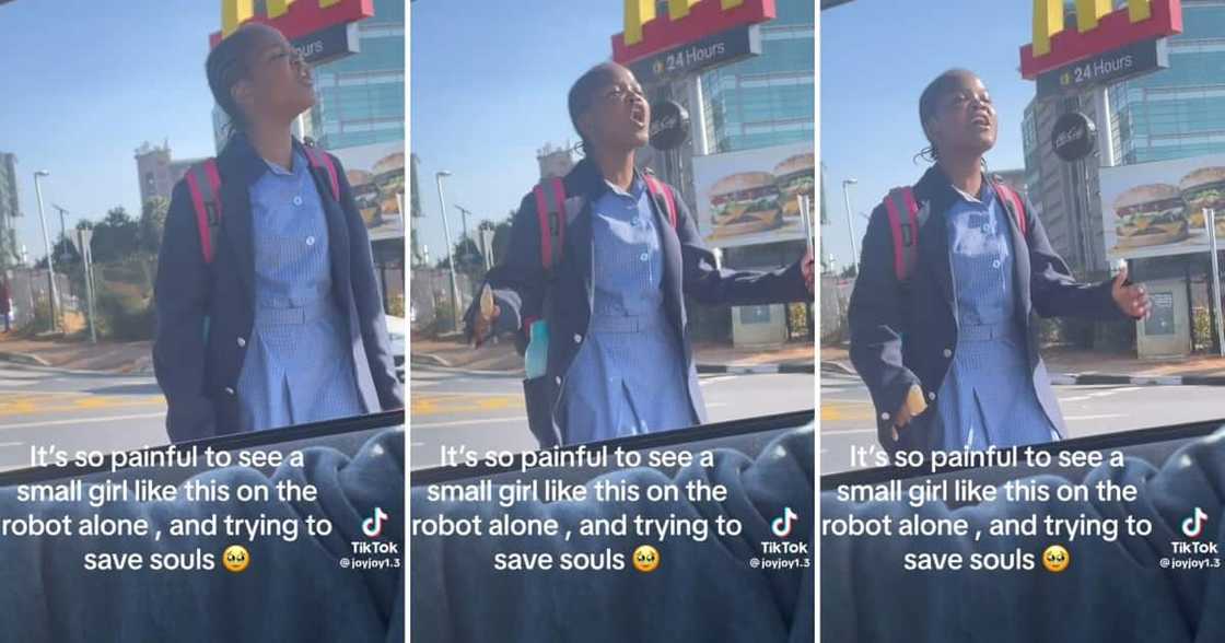 A video of a schoolgirl preaching A video of a schoolgirl preaching